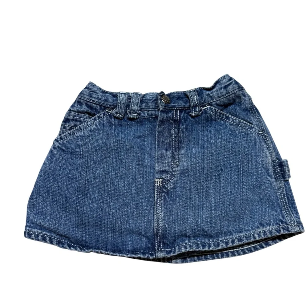OshKosh B'gosh | Toddler Baby Girl Denim Y2K Retro Skirt | 24M